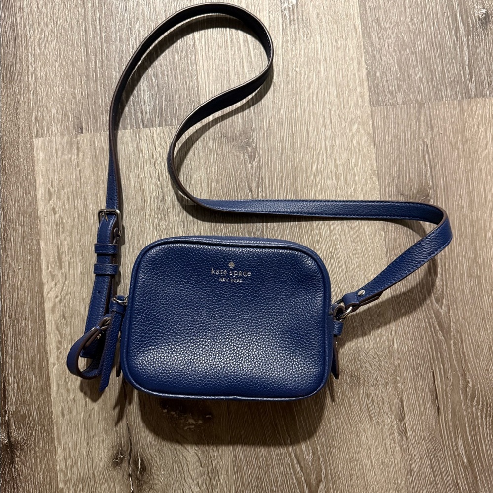 Kate Spade Navy Leather Crossbody Bag